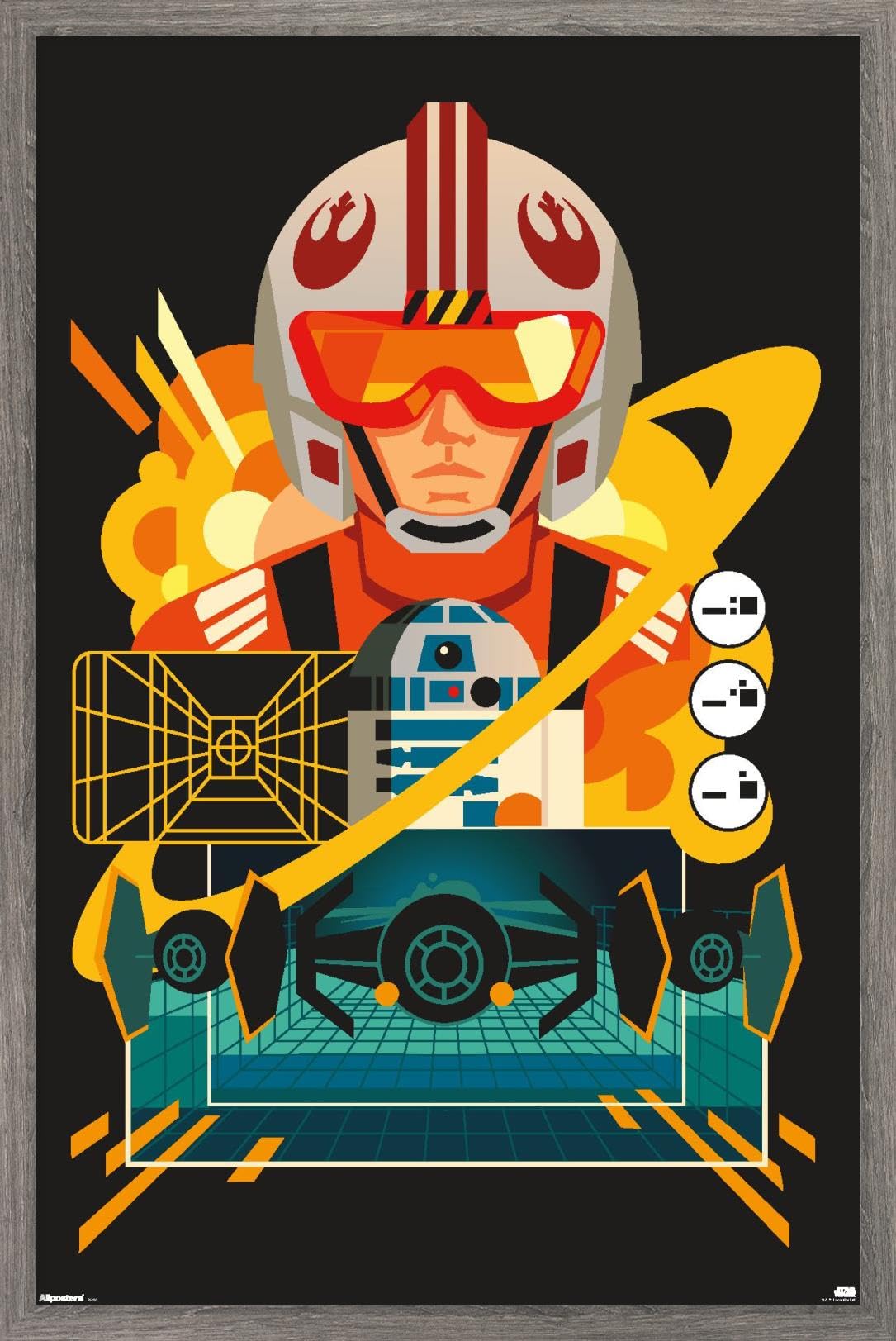 Amazon.com: Trends International Star Wars: Heroic Gestures - Luke